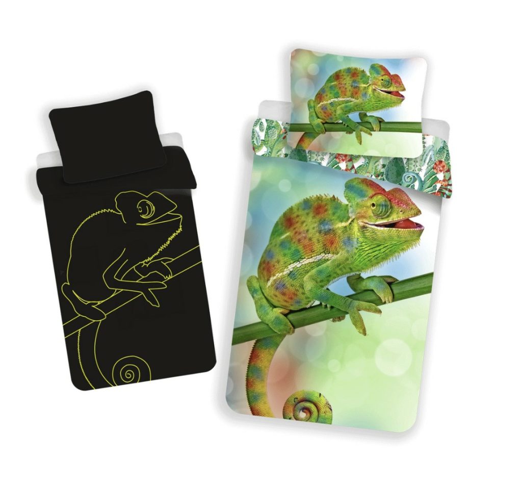 Bavlnené obliečky Chameleón svietiace
